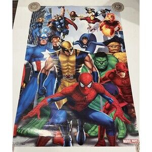 Original 2007 MARVEL HEROES 2 POSTER By Marvel Characters Inc